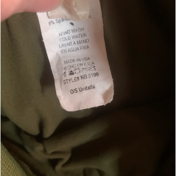 NWT Nikibiki tight stretchy long forest green leggings O/S - Picture 5 of 5